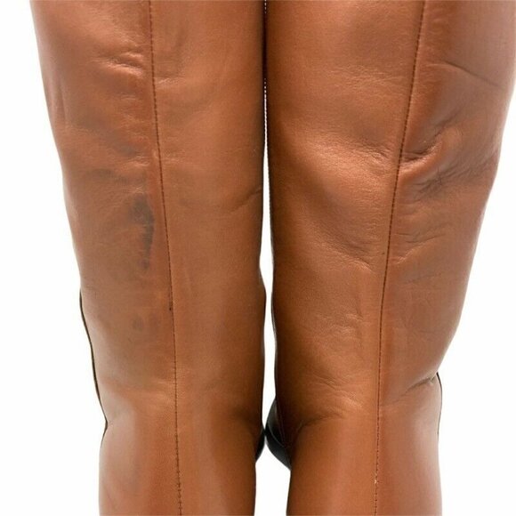 J.CREW Quinn J8505 Tall Riding Boots Brown Leather 5 - Picture 5 of 11